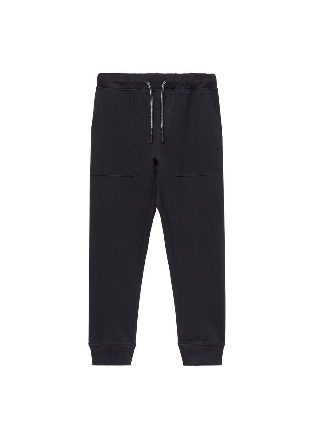 Grey Cotton Jogger-Style Trousers, Kids Boy, , large image number 3