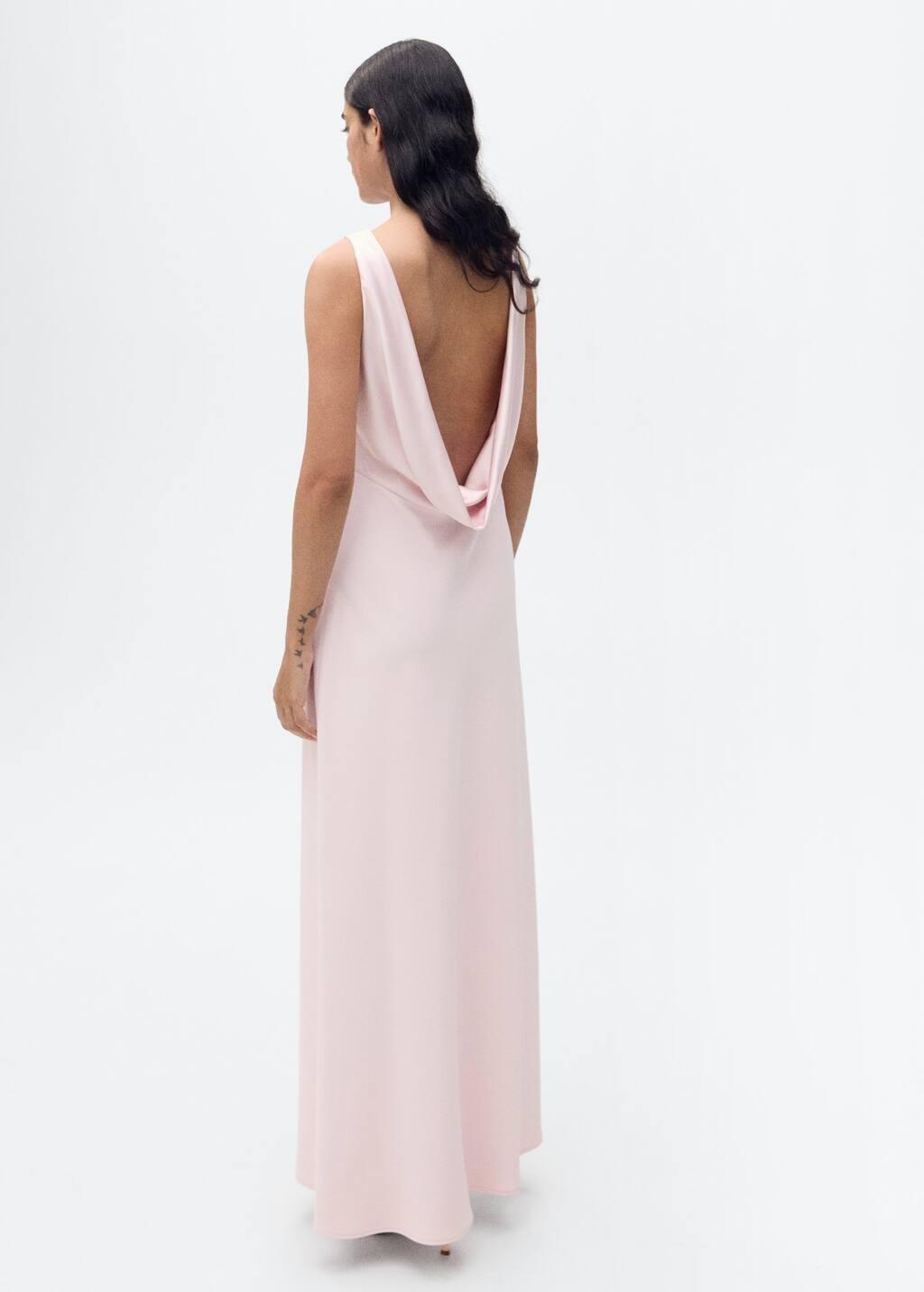 Pastel Pink Romantic Maxi Dress, , large image number 5
