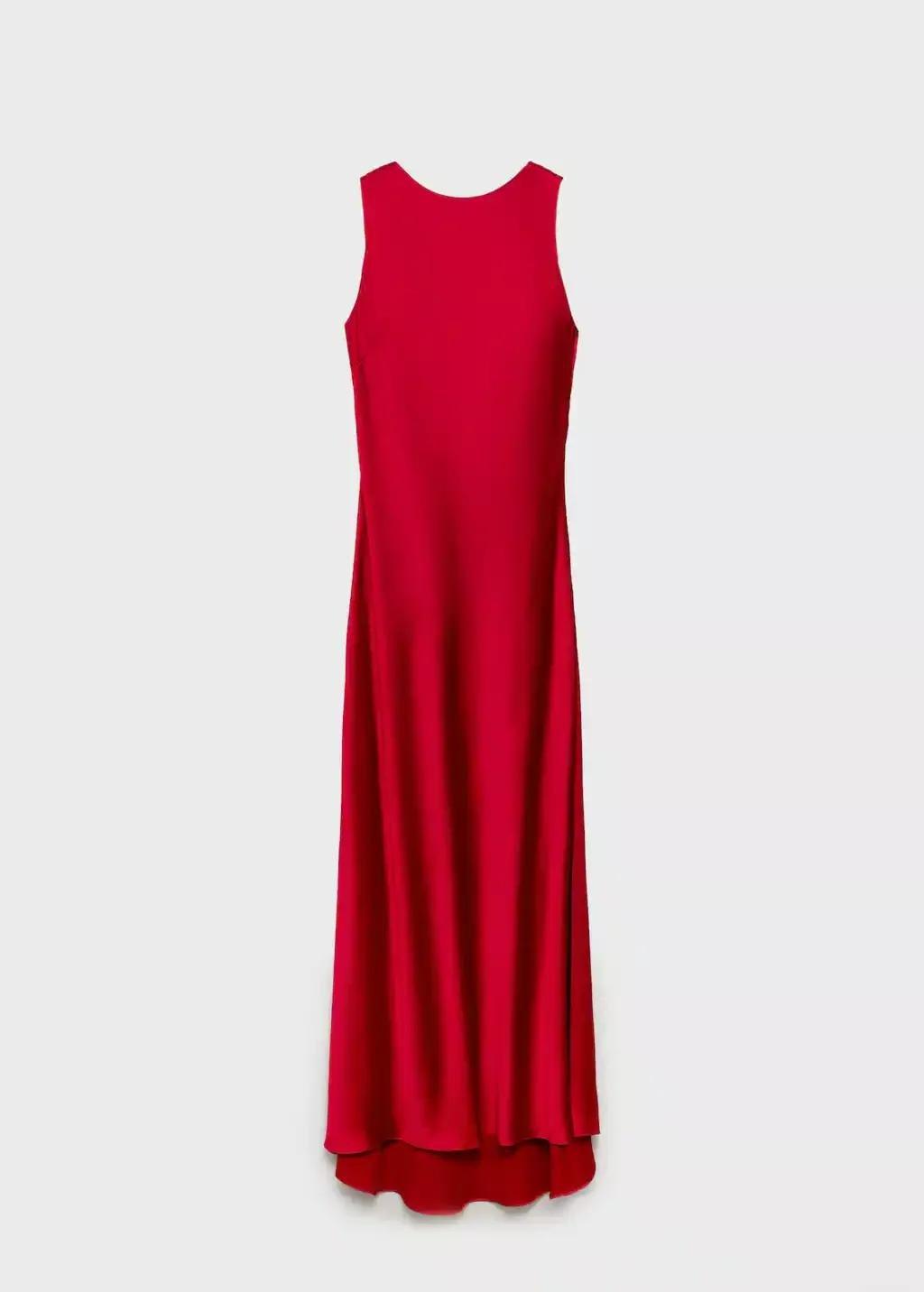 Open-back Plain Sheath Maxi Dress, , large image number 3