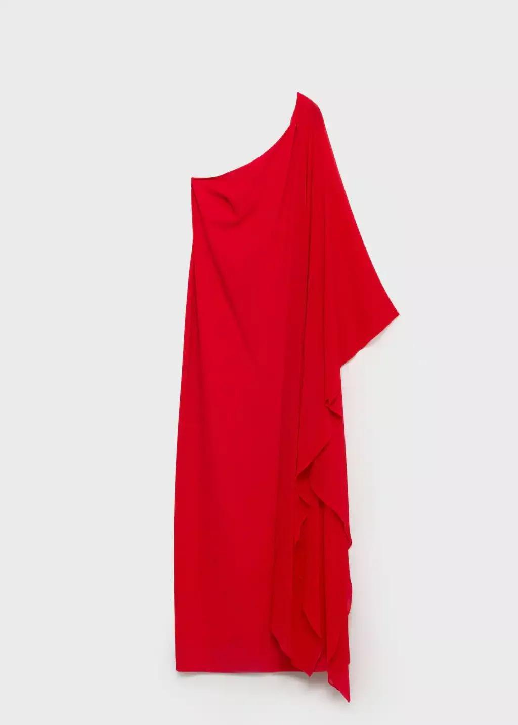 Asymmetrical Cutout Slip Party Maxi, , large image number 3