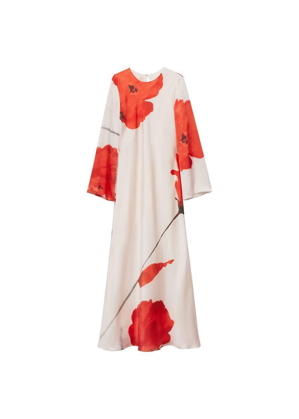 Pastel Pink Floral Sheath Maxi, , large image number 1