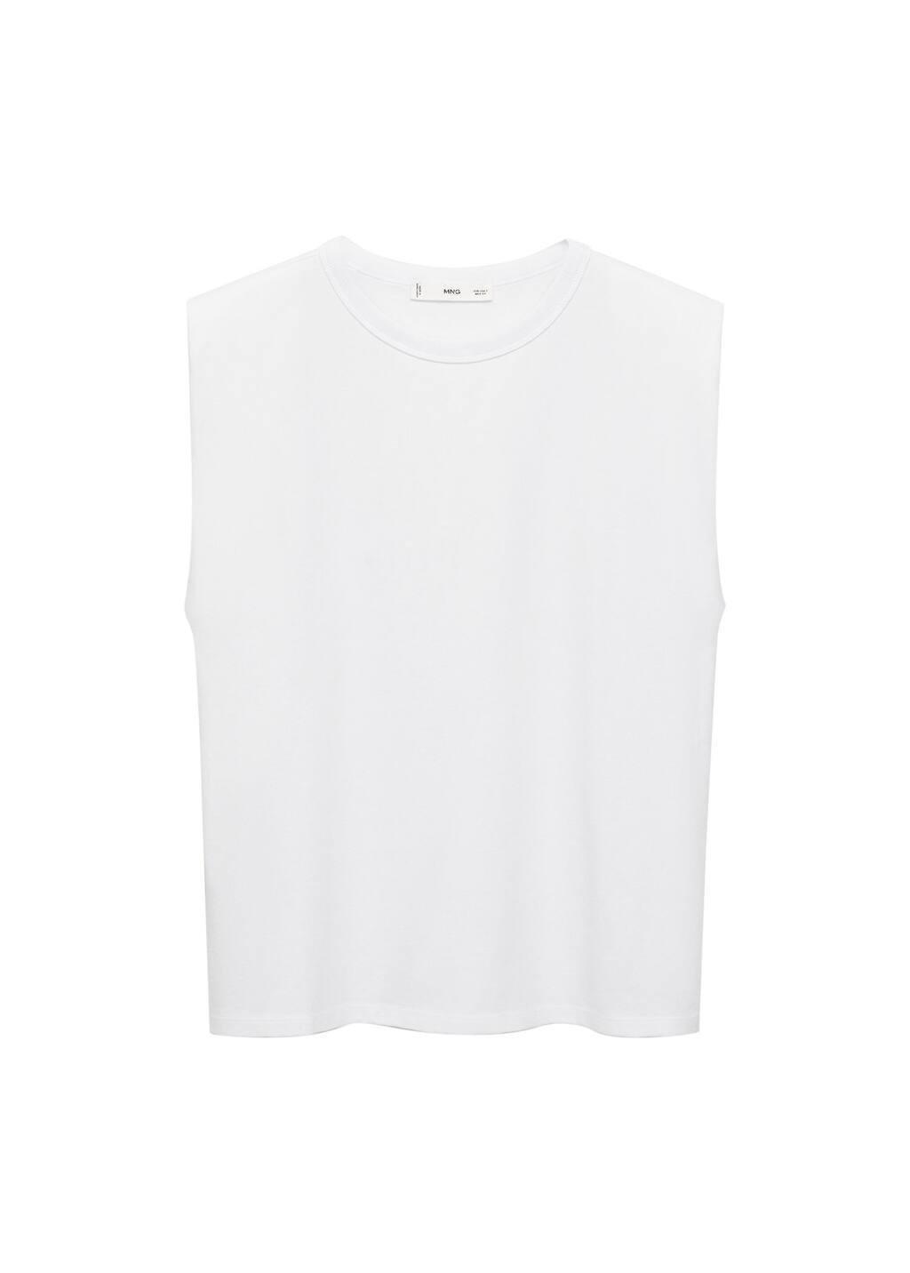 White Short-Sleeved Cotton T-Shirt, , large image number 0