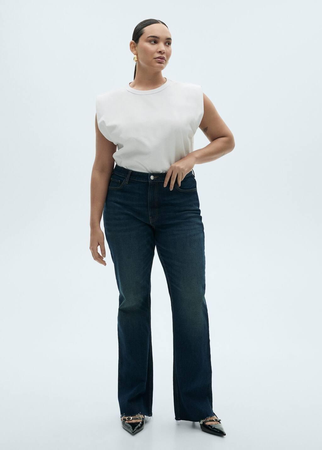 White Short-Sleeved Cotton T-Shirt, , large image number 5