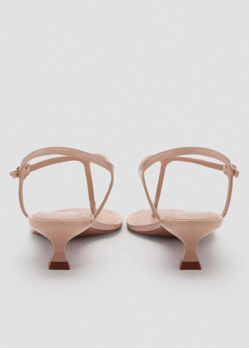 Medium Brown Heeled Sandals, , large image number 1