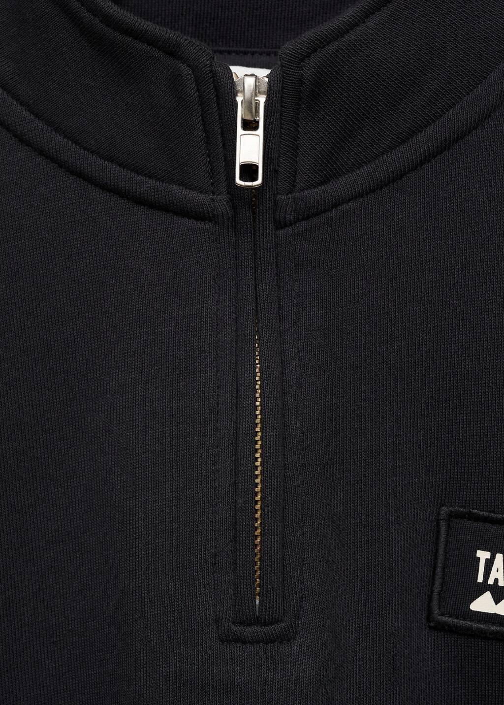 CHARCOAL Turtleneck sweatshirt with zip, Kids Boy, , large image number 6