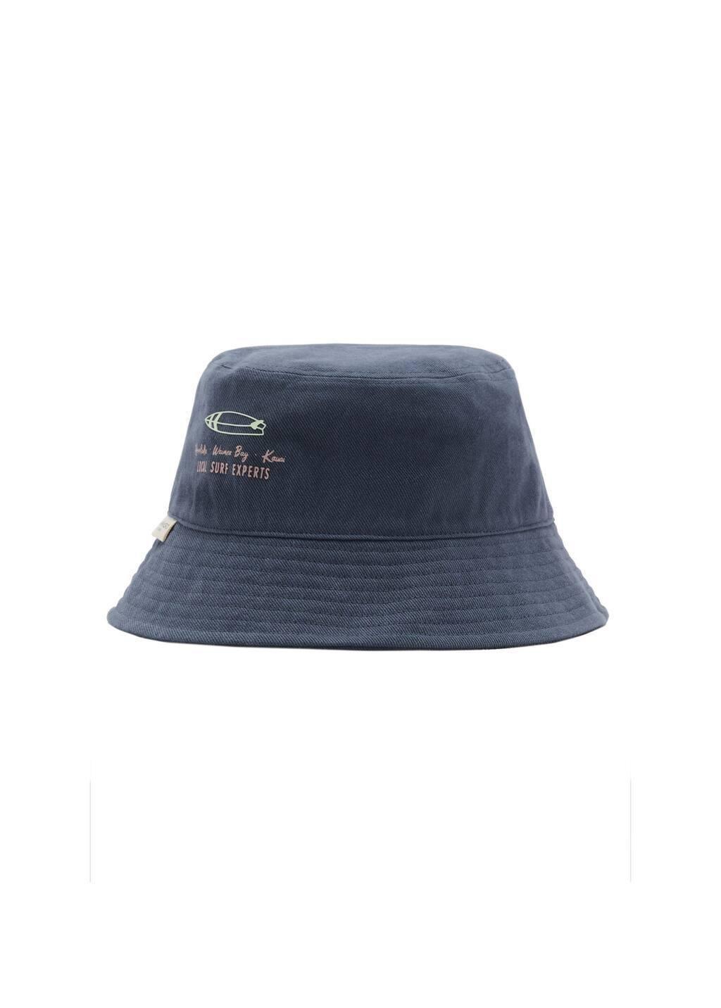 Navy Bucket Print Hat Swimwear, Kids Boys, , large image number 2