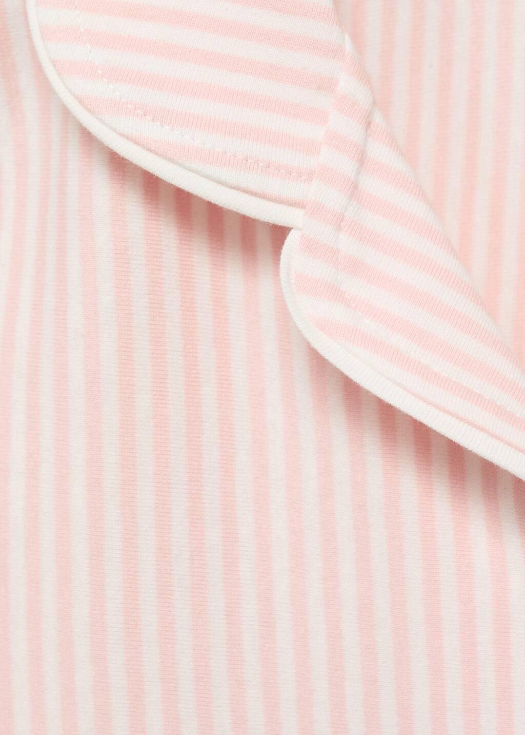 Pink Striped Short Pyjamas, Kids Girl, , large image number 2