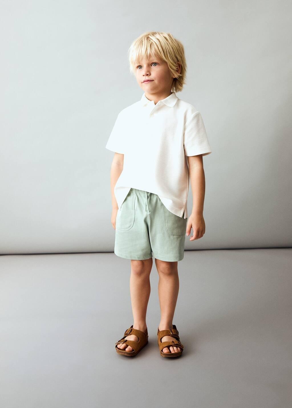Brown Buckle Leather Sandals, Baby Boy, , large image number 5