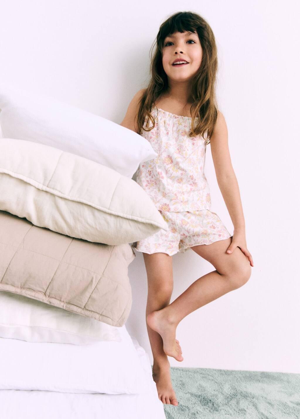 PINK Floral-print pyjamas, Baby Girl, , large image number 2
