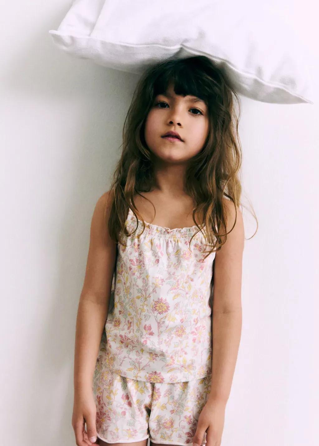 PINK Floral-print pyjamas, Baby Girl, , large image number 4