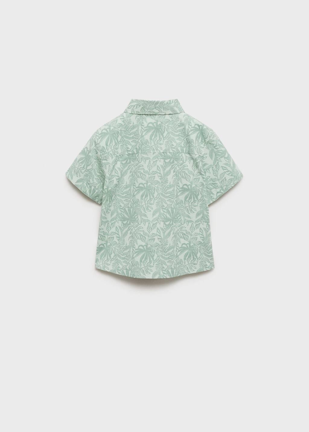 Pink Lt Pastel Floral Print Shirt, Baby Boy, , large image number 2