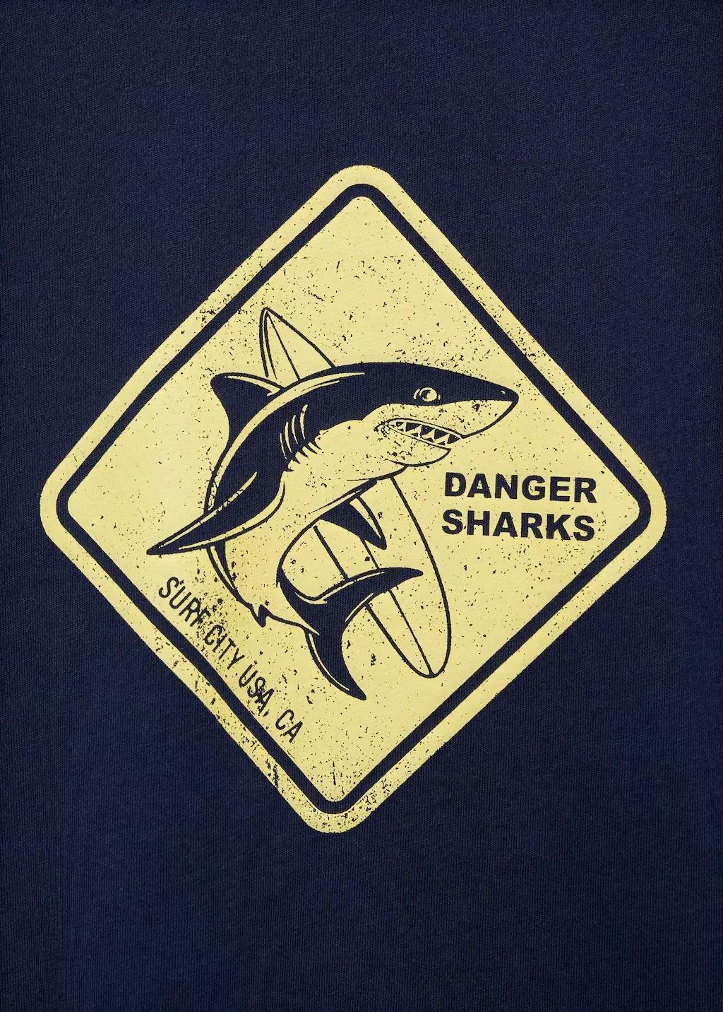Navy Short-Sleeved Printed T-Shirt, Kids Boy, , large image number 4