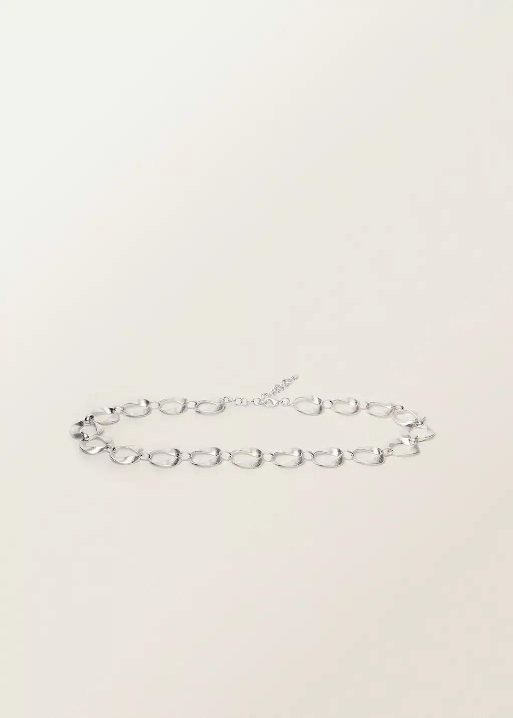 Silver Metal Hoop Belt, 0201_PL, large image number 3