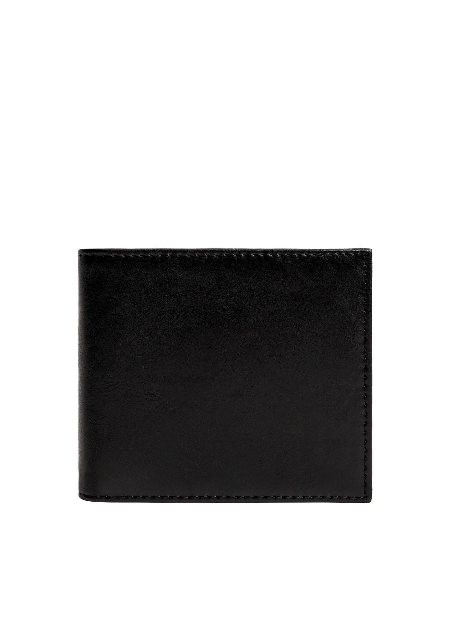 Black Faux-Leather Wallet, Men, , large image number 2