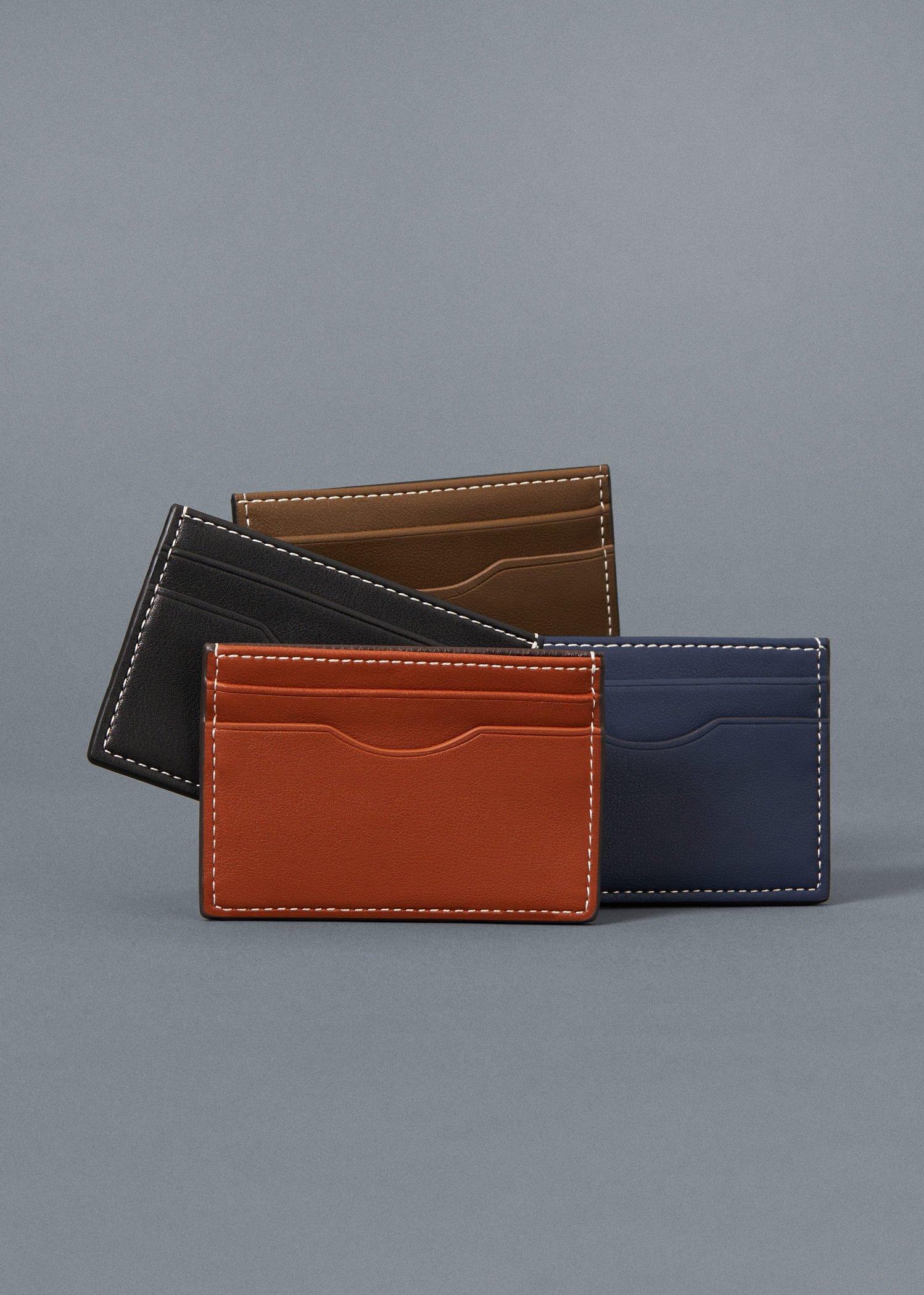 Brown Combined Card Holder, Men, , large image number 1