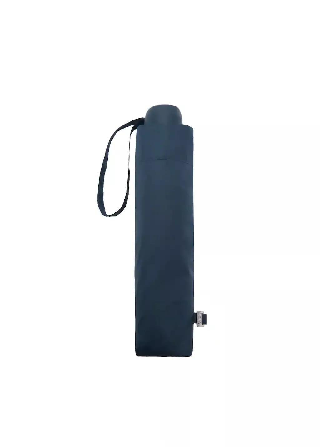 Navy Plain Folding Umbrella, Navy, large image number 2
