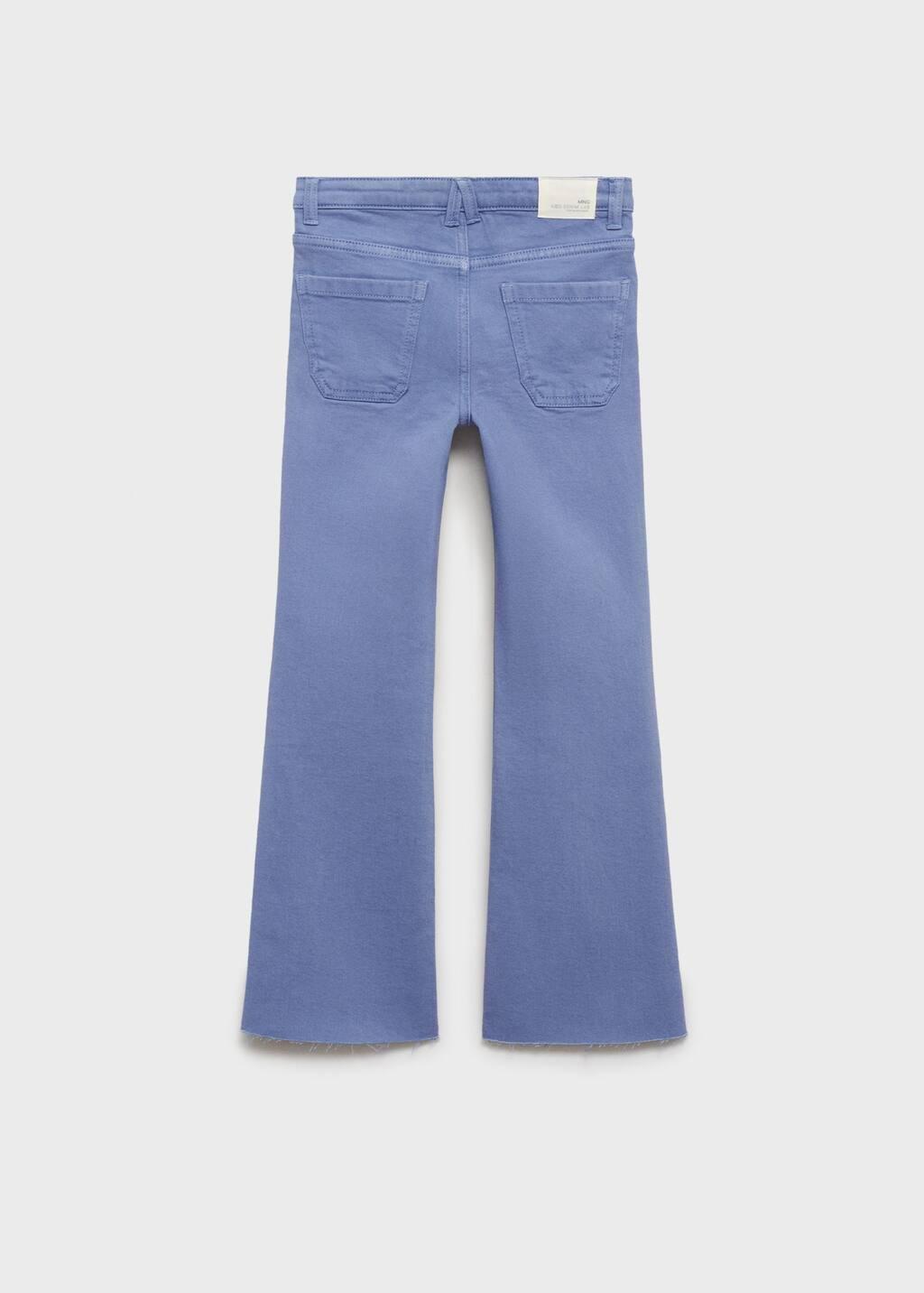 Blue Frayed Low-Rise Skinny Jeans, Kids Girl, , large image number 2