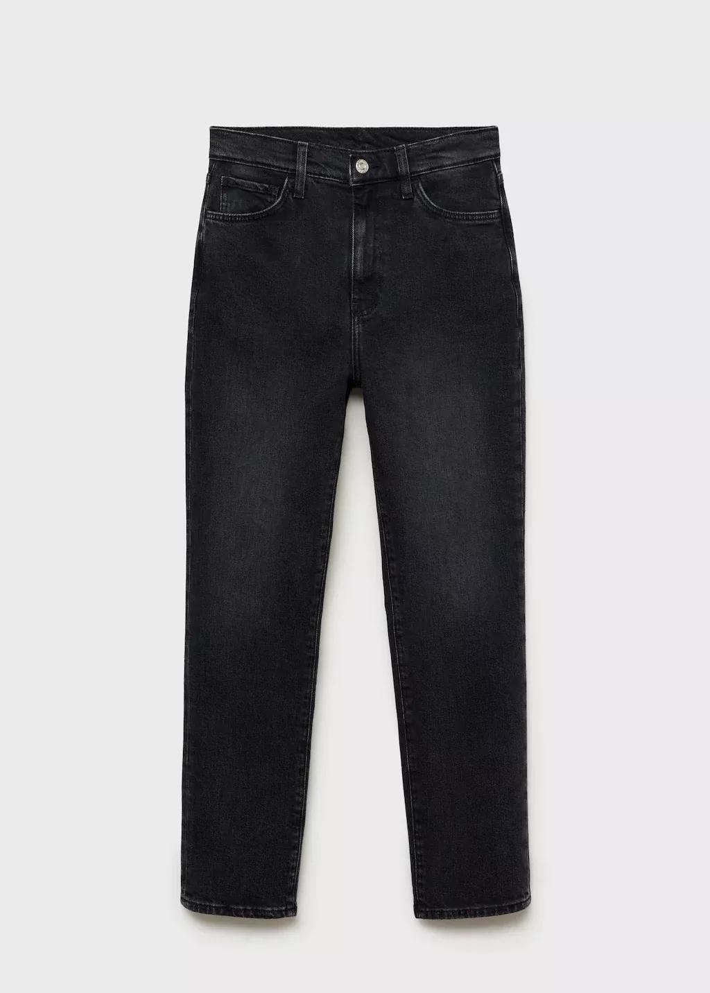 Grey Claudia Slim-Fit Cropped Jeans, , large image number 4
