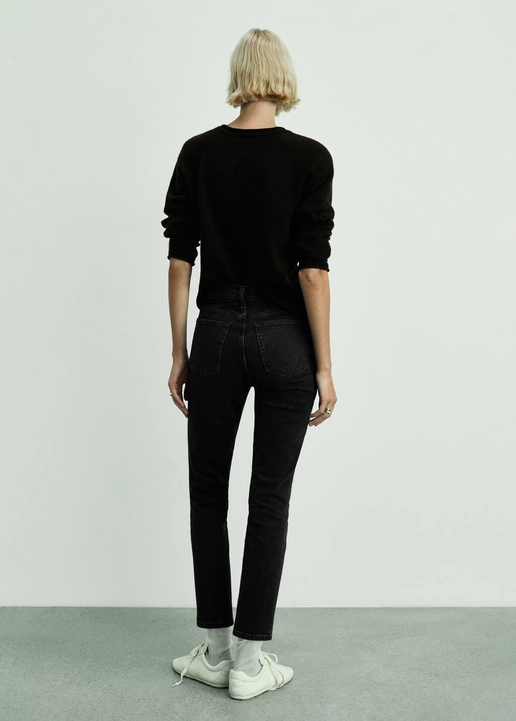 Grey Claudia Slim-Fit Cropped Jeans, , large image number 9