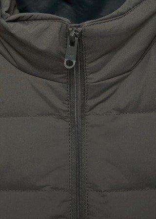 Grey Quilted Vest With Down And Feather Filling, , large image number 5