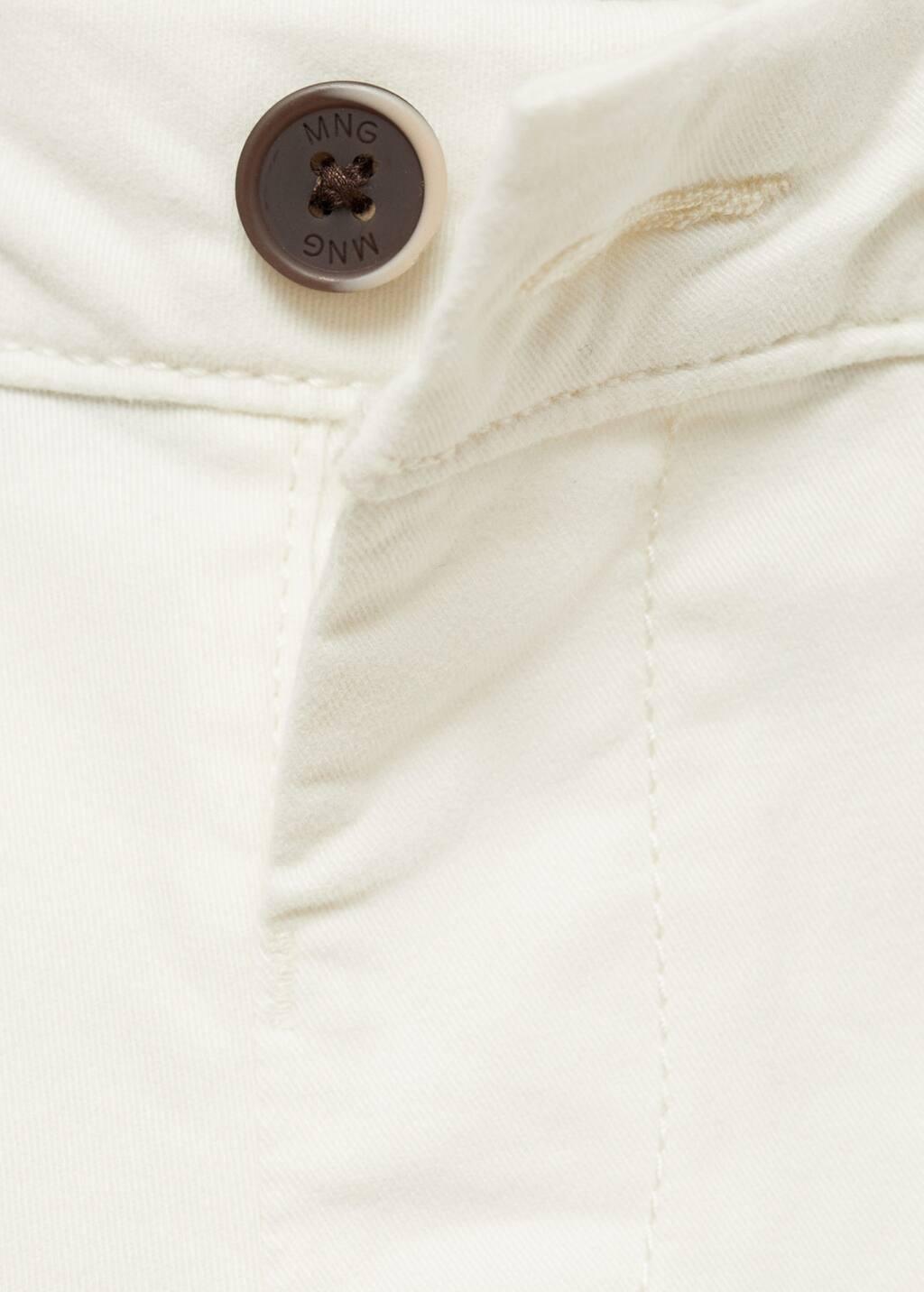 White Cotton Chinos, Baby Boy, , large image number 2