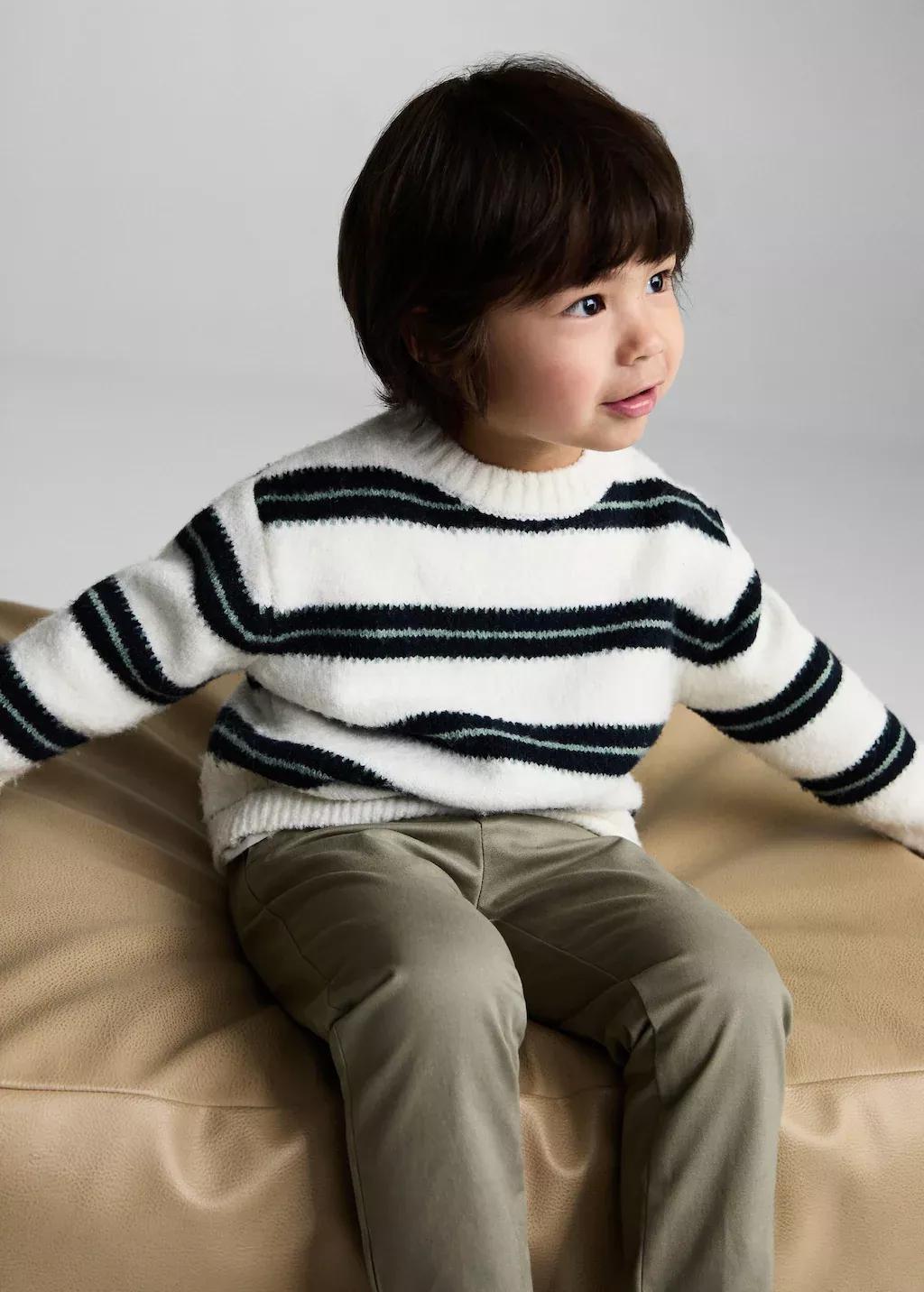 Khaki Cotton Chinos, Baby Boy, , large image number 3