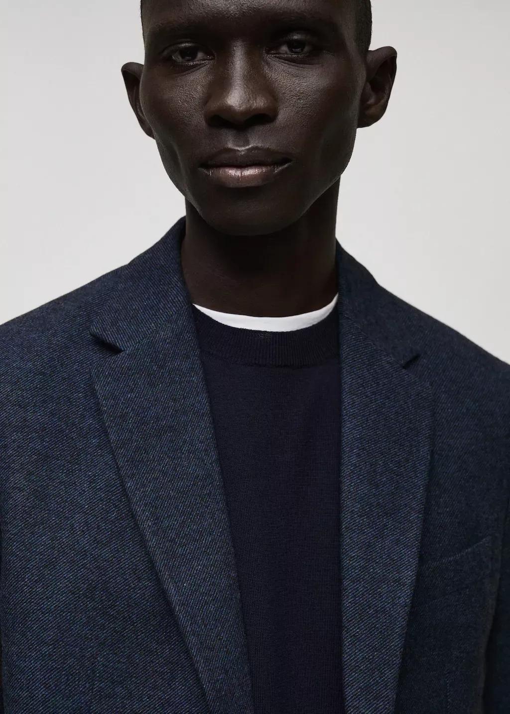 Blue Tailored Blazer, , large image number 1