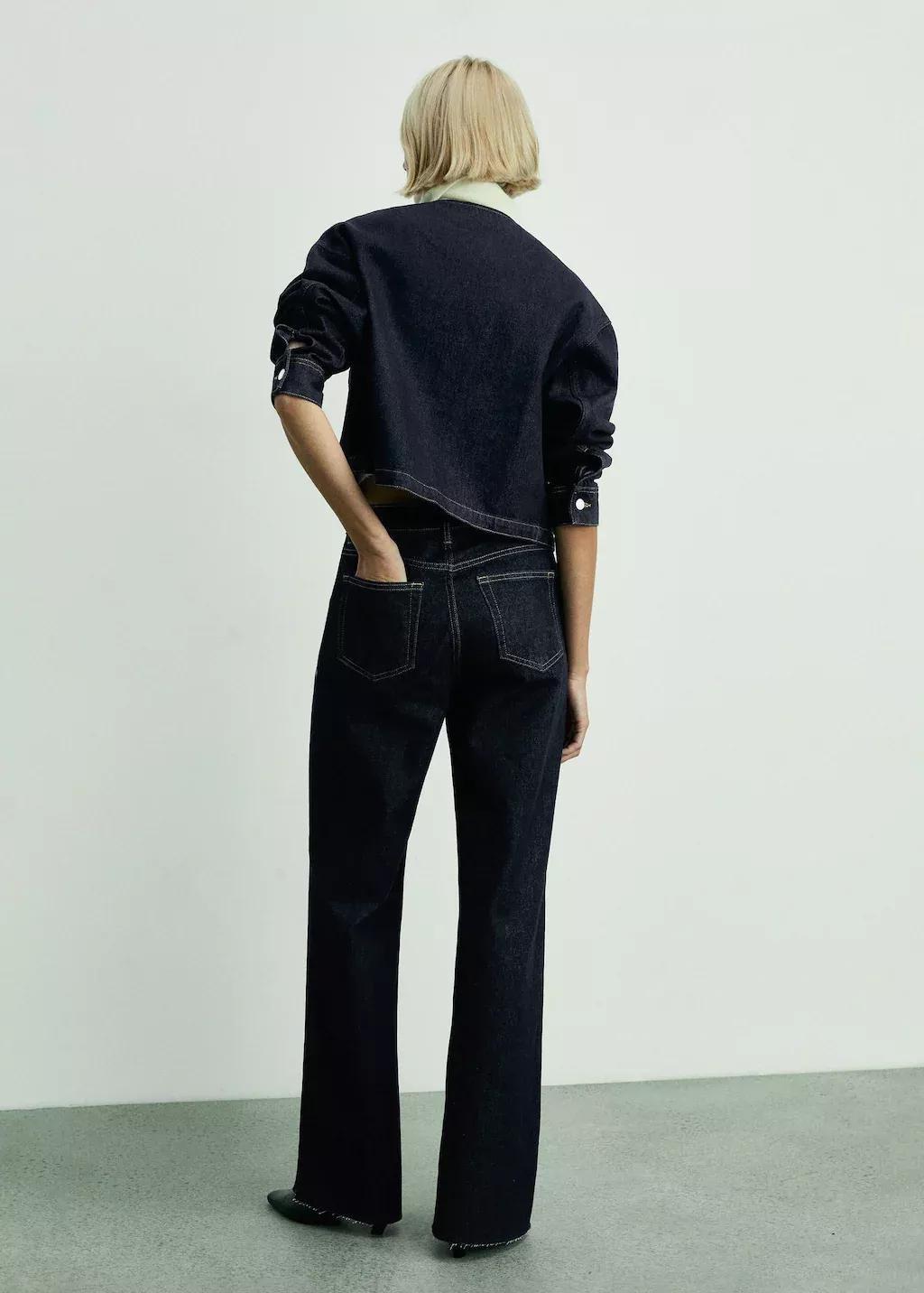 Blue Danila Wide leg High-Rise Jeans, , large image number 10