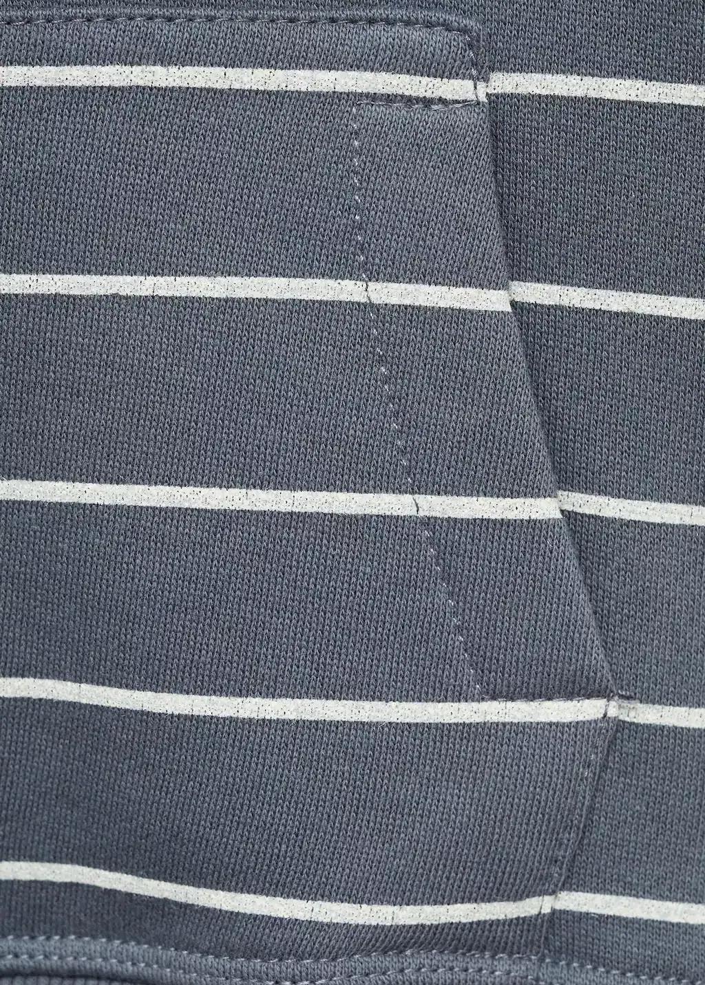 MEDIUM BLUE Striped cotton-blend sweatshirt, Baby Boy, , large image number 1