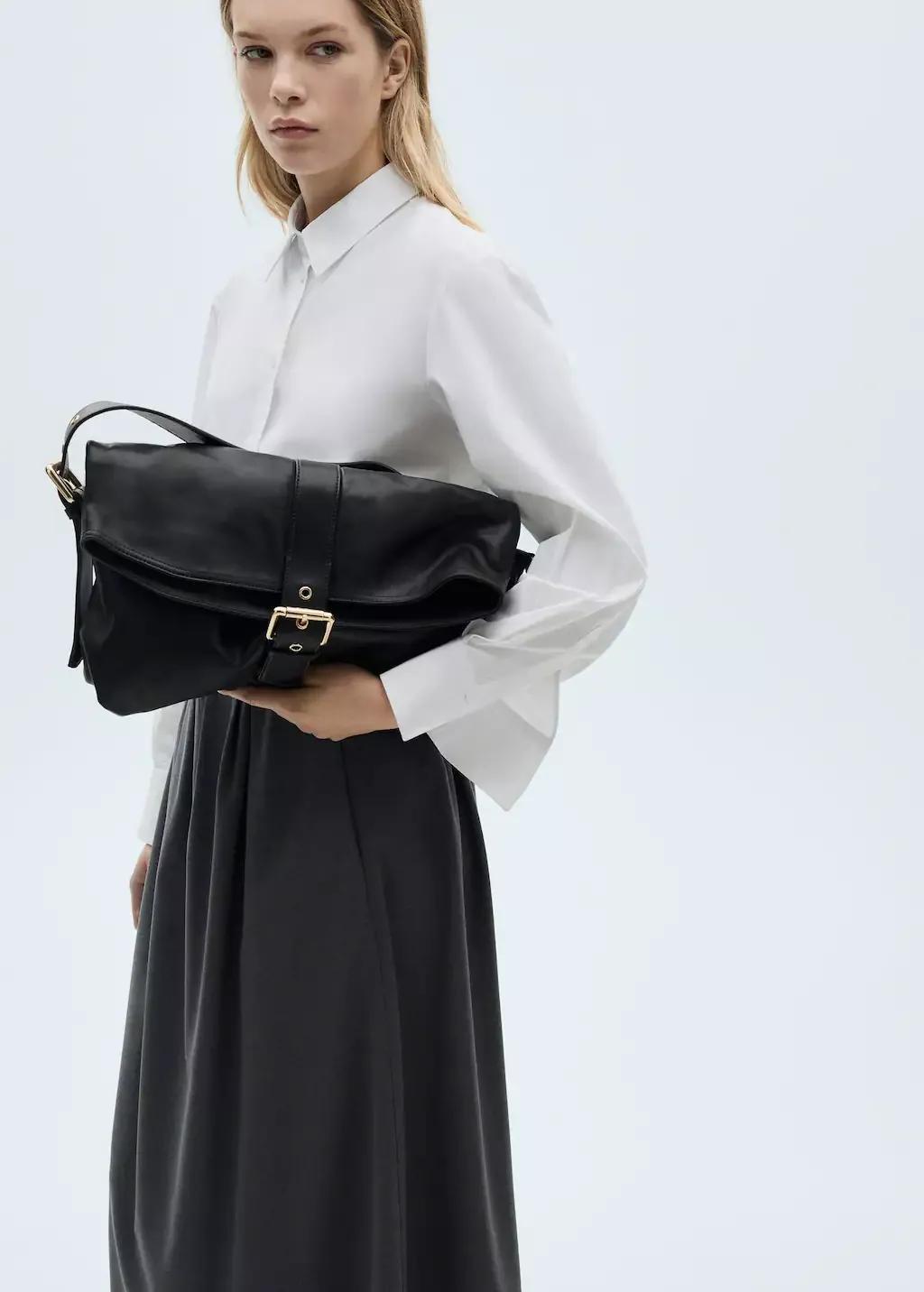 Grey A-Line Pleated Skirt, , large image number 1