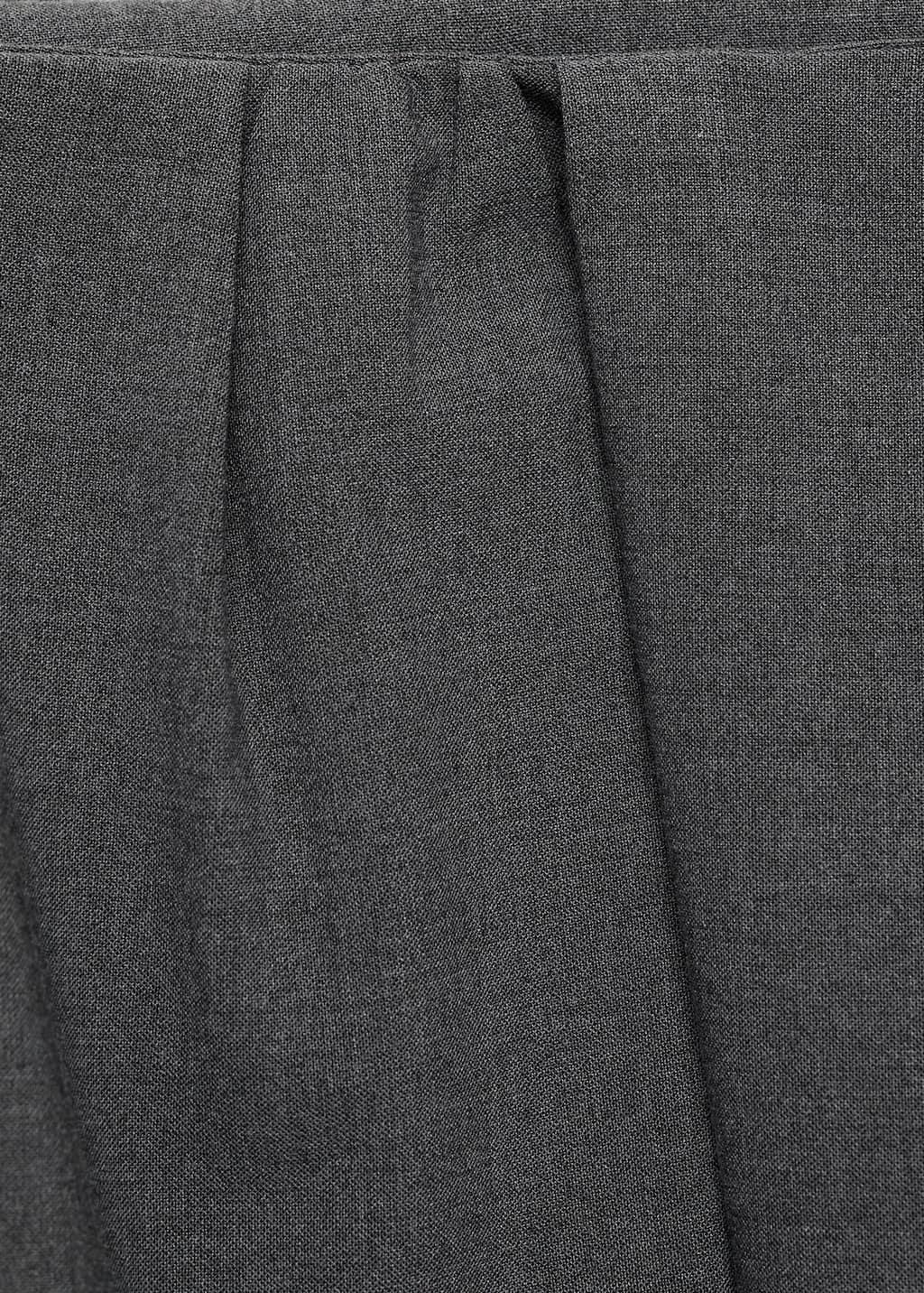 Grey A-Line Pleated Skirt, , large image number 3