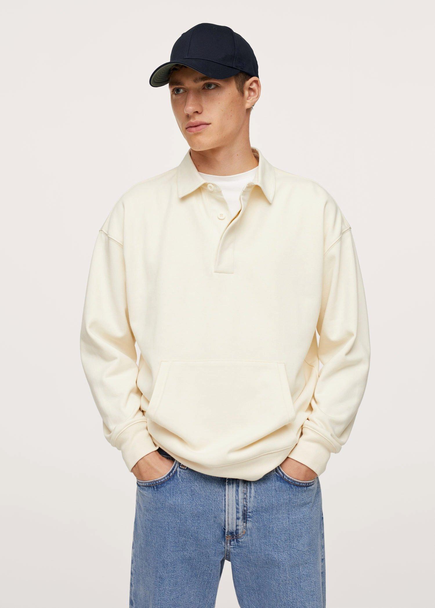 Navy Cotton Baseball Cap, Men, , large image number 2