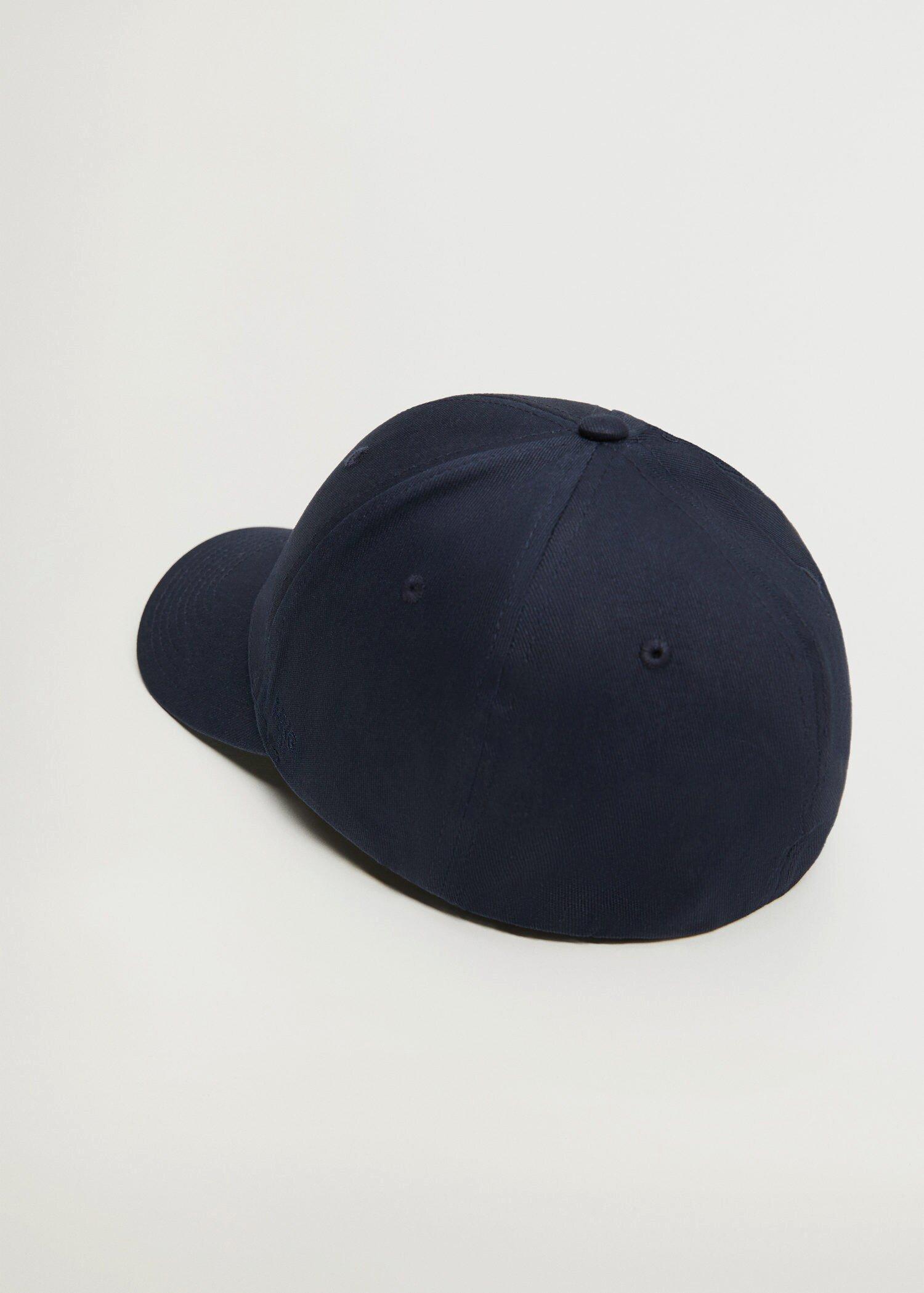 Navy Cotton Baseball Cap, Men, , large image number 3