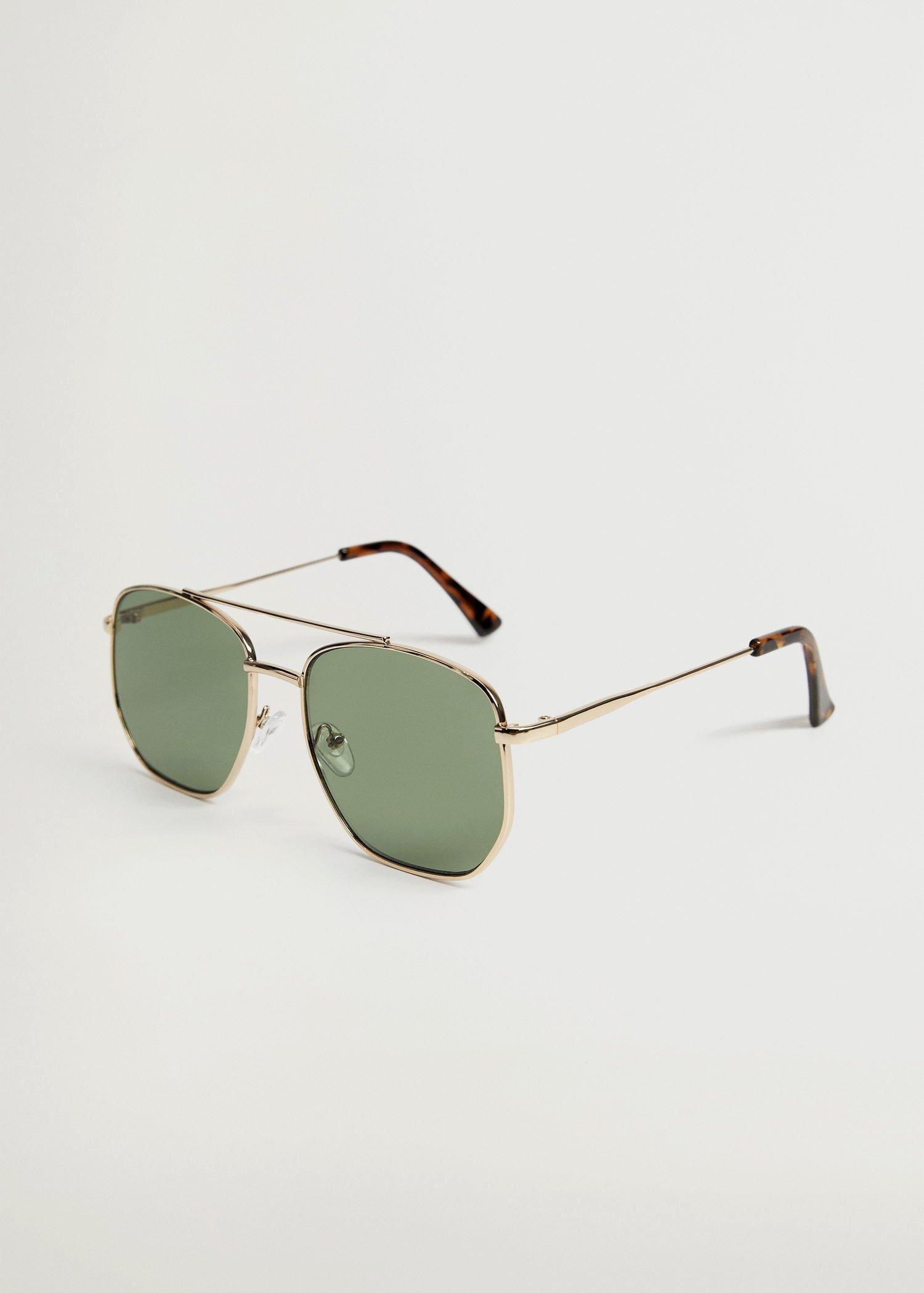 Beige - Khaki Retro Style Sunglasses, Men, , large image number 0