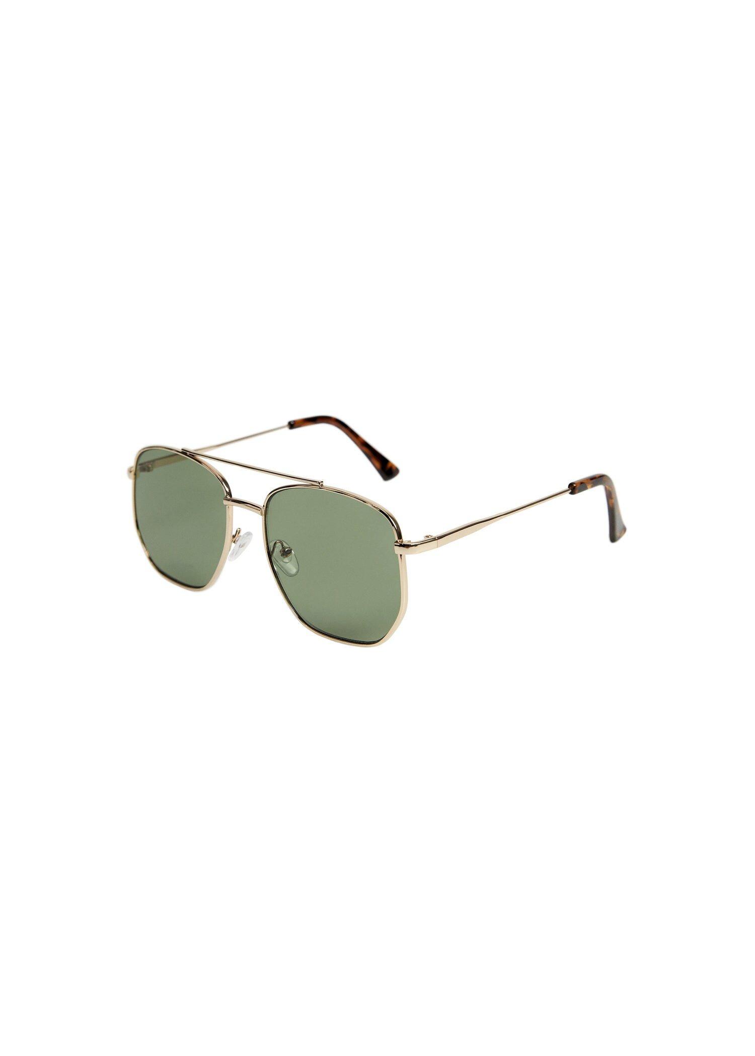 Beige - Khaki Retro Style Sunglasses, Men, , large image number 2