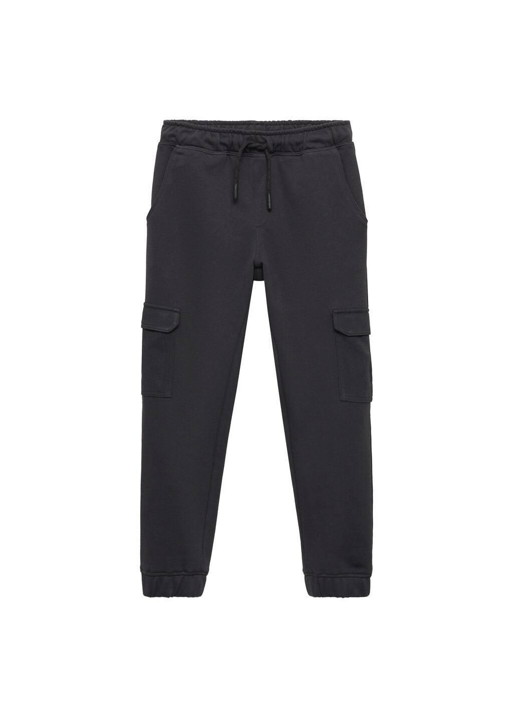 Grey Cargo Jogger Trousers, Kids Boy, , large image number 2