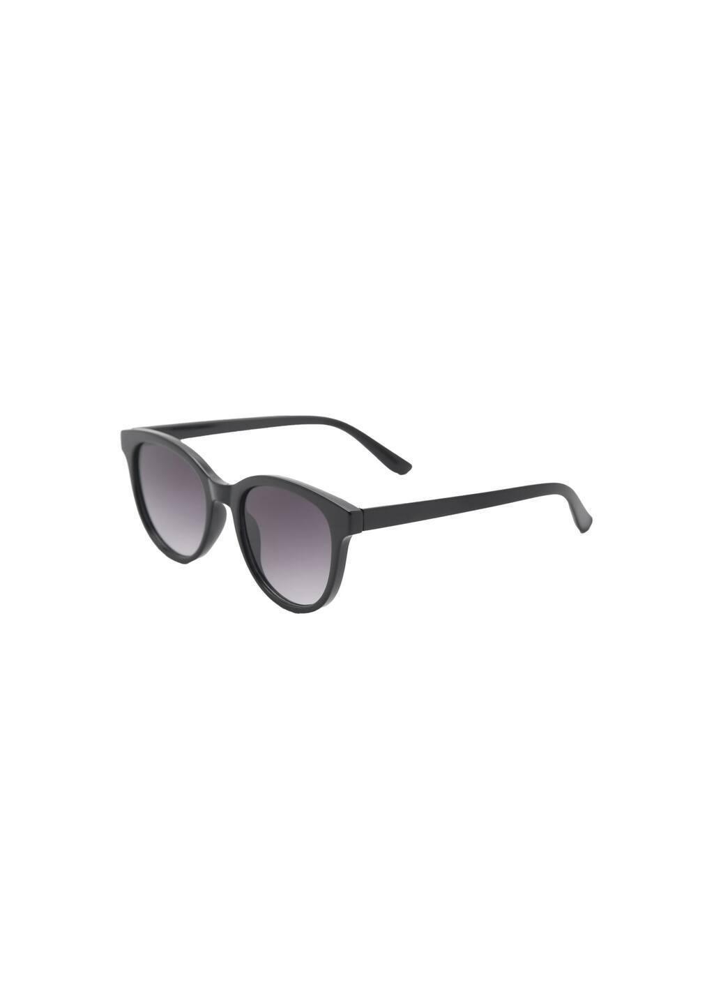 Black Resin Frame Sunglasses, Black, large image number 2
