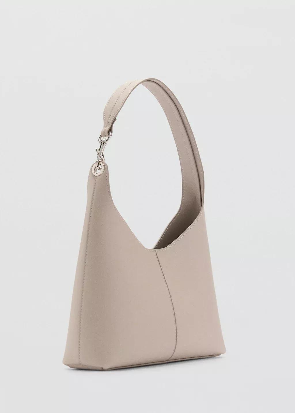 LT PASTEL GREY Shopper bag with metallic detail, Light Pastel Grey, large image number 0