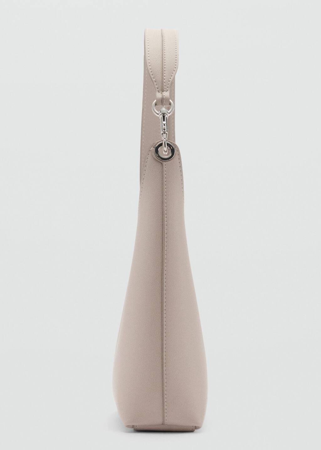 LT PASTEL GREY Shopper bag with metallic detail, Light Pastel Grey, large image number 1