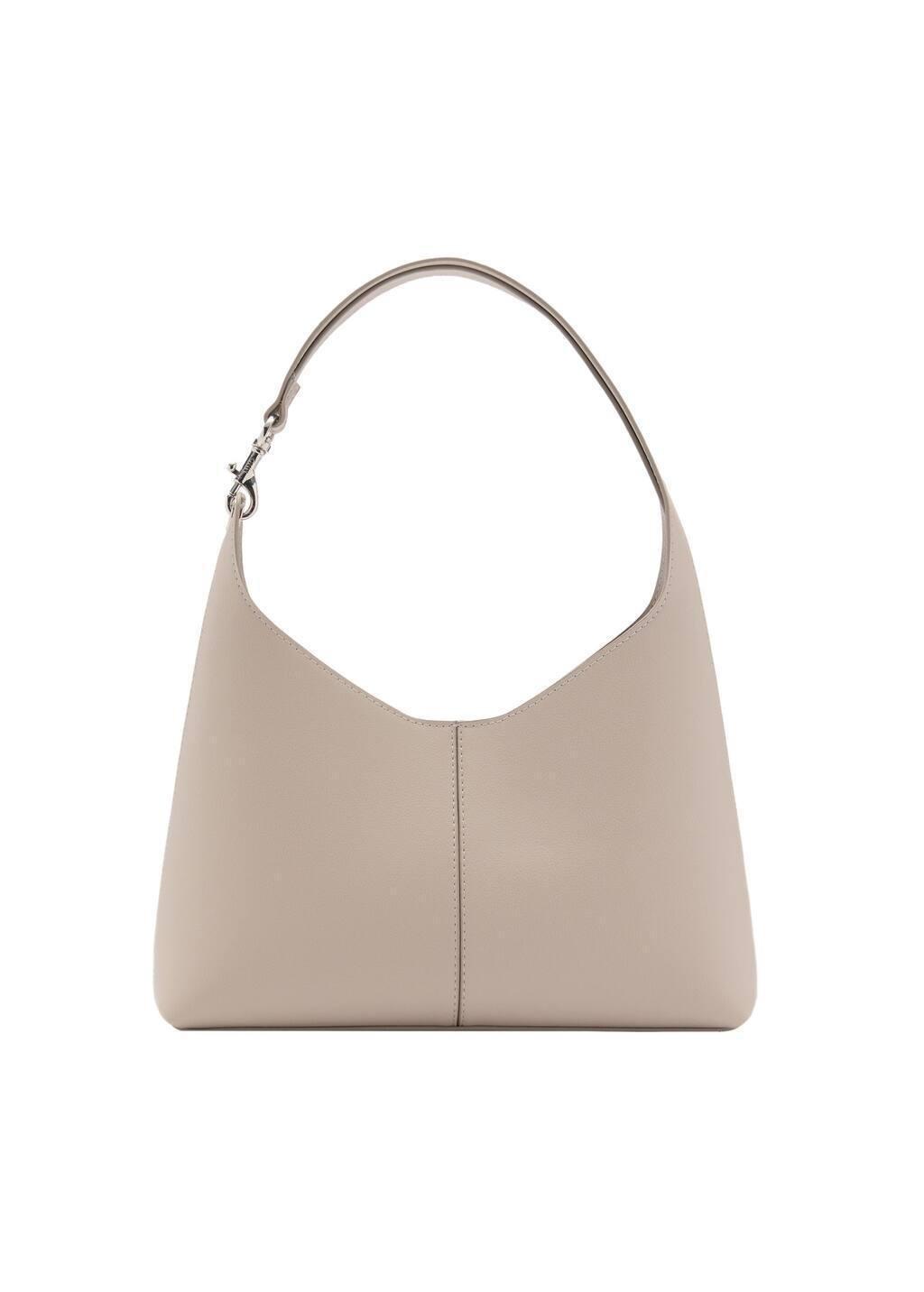 LT PASTEL GREY Shopper bag with metallic detail, Light Pastel Grey, large image number 3