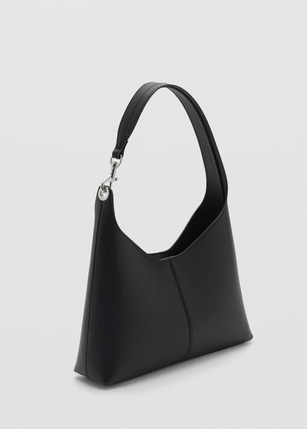 BLACK Shopper bag with metallic detail, Black, large image number 0