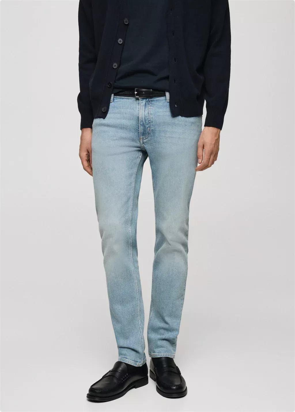 Blue Jan Slim-Fit Jeans With Frayed Effect, , large image number 0