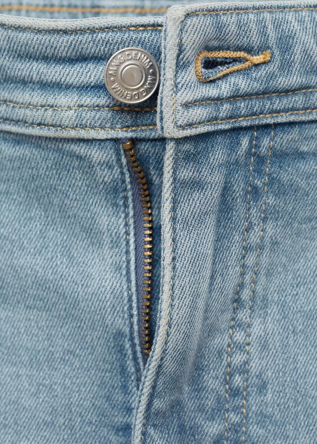 Blue Jan Slim-Fit Jeans With Frayed Effect, , large image number 4