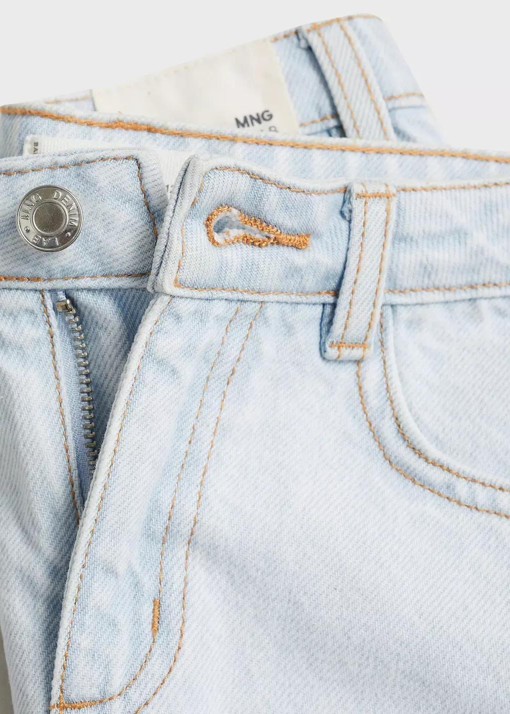 Blue Denim Mini-Skirt, Kids Girl, , large image number 1