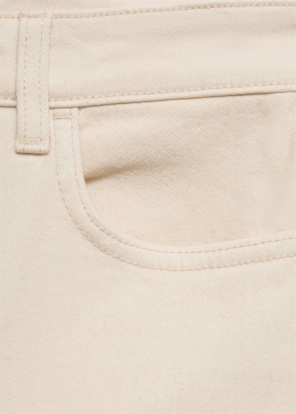 Beige Newmom Comfort High-Rise Jeans, , large image number 6