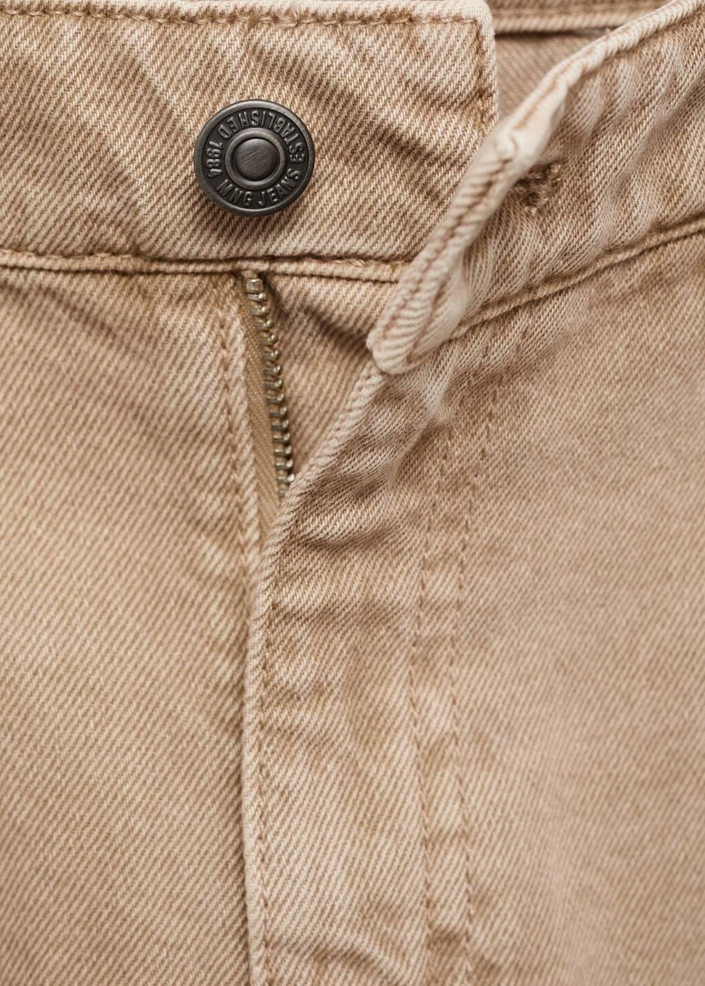 Brown Lt Pastel Low Waist Wideleg Jeans, Light Pastel Brown, large image number 5