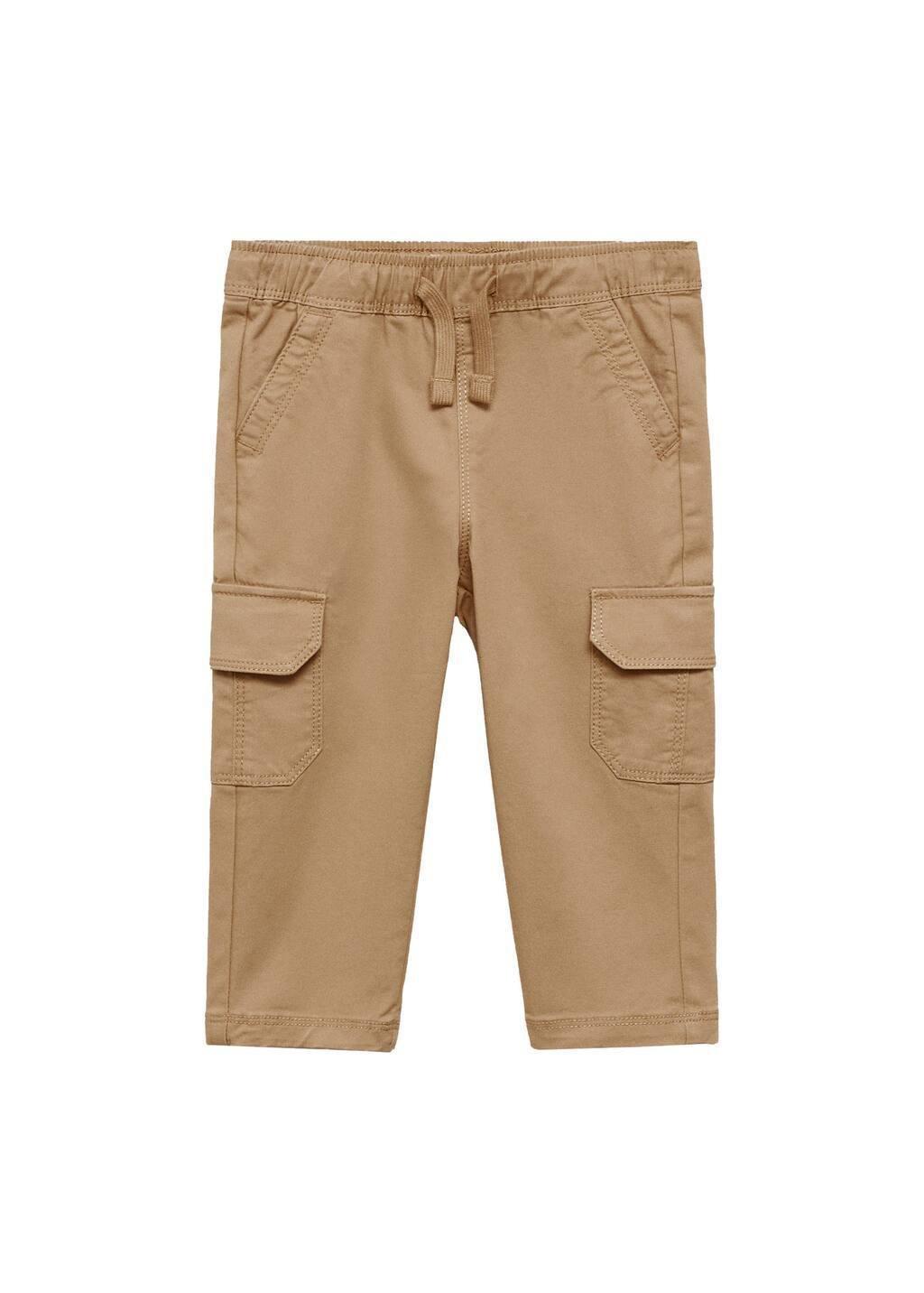 Brown Cargo Jogger Trousers, Baby Boy, , large image number 3