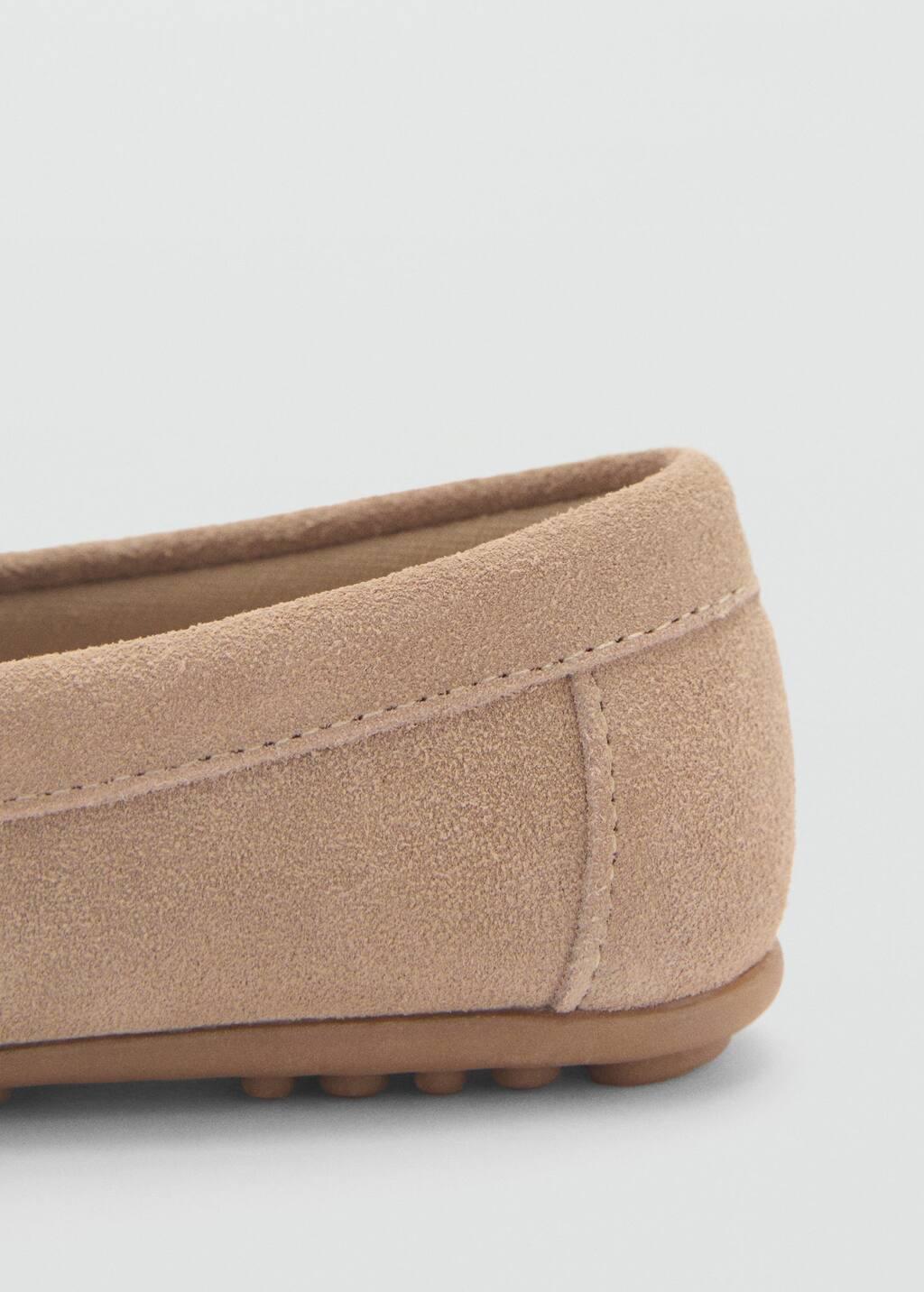 Brown Lt Pastel Suede Leather Loafers, Baby Boy, , large image number 1