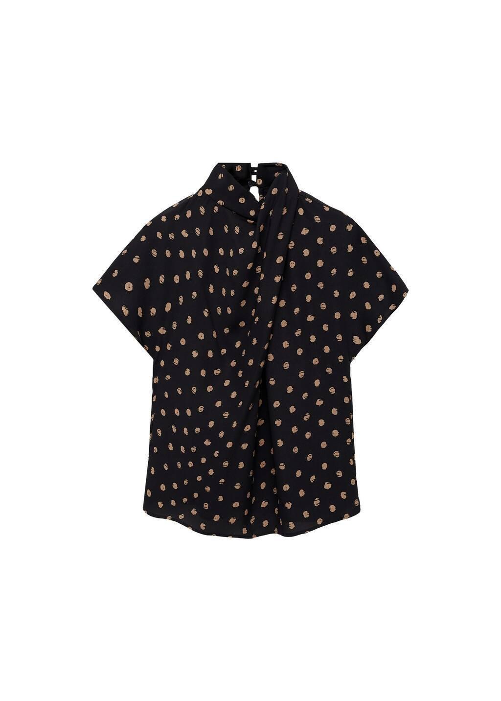 Black Polka Dot Blouse, , large image number 2