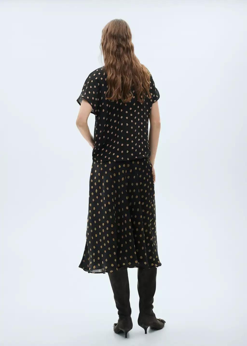 Black Polka Dot Blouse, , large image number 9